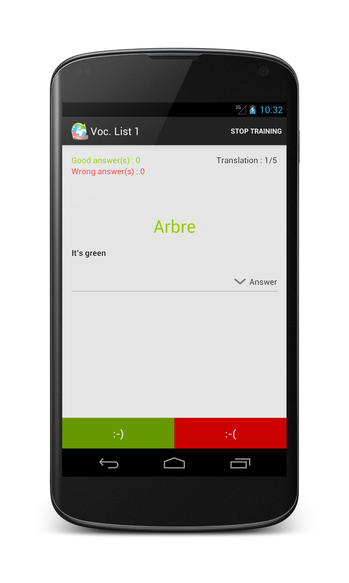 Image showing auto test mode